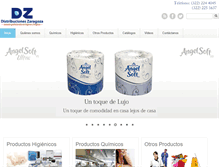 Tablet Screenshot of distribucioneszaragoza.com.mx